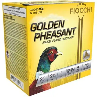 Fiocchi 20 Gauge nickel-plated lead