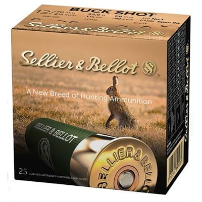 12 GAUGE 2-3/4'' 1-1/8 OZ #1 BUCKSHOT 25/BOX
