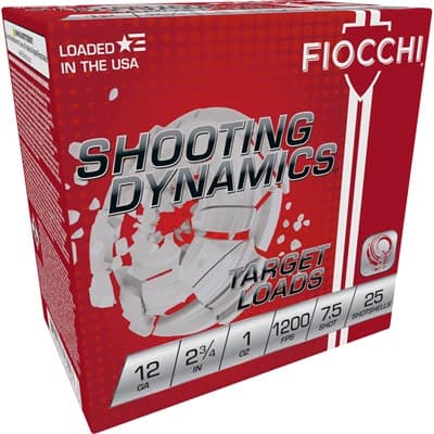 SHOOTING DYNAMICS 12 GAUGE 2-3/4'' 1 OZ #7.5 SHOT 25/BOX