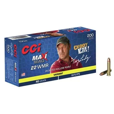 CCI Ammunition .22 WMR jacketed hollow point