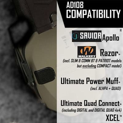 SIGHTLINES ADAPTER PLATES FOR MOST WALKER HEADSETS