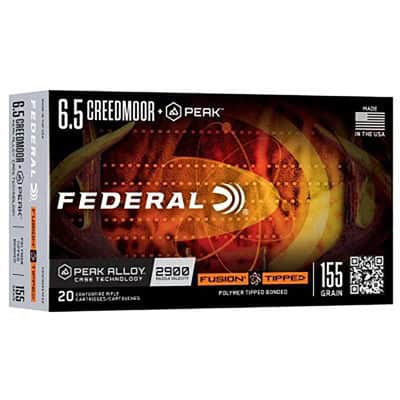 Federal Ammunition Fusion Tipped 6.5mm Creedmoor polymer tip