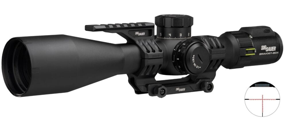 Sig Sauer Illuminated MRAD Milling 2.0 black rifle scope