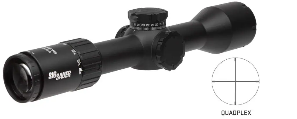 Sig Sauer Quadplex black rifle scope