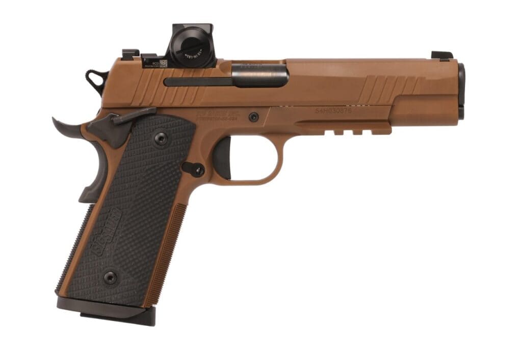 Sig Sauer 1911 .45 ACP 5" barrel coyote