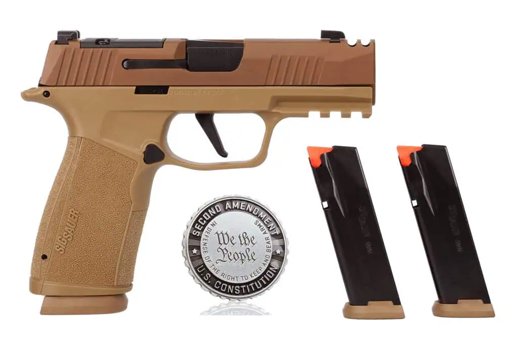 Sig Sauer 9mm 3.1" barrel semi-auto pistol