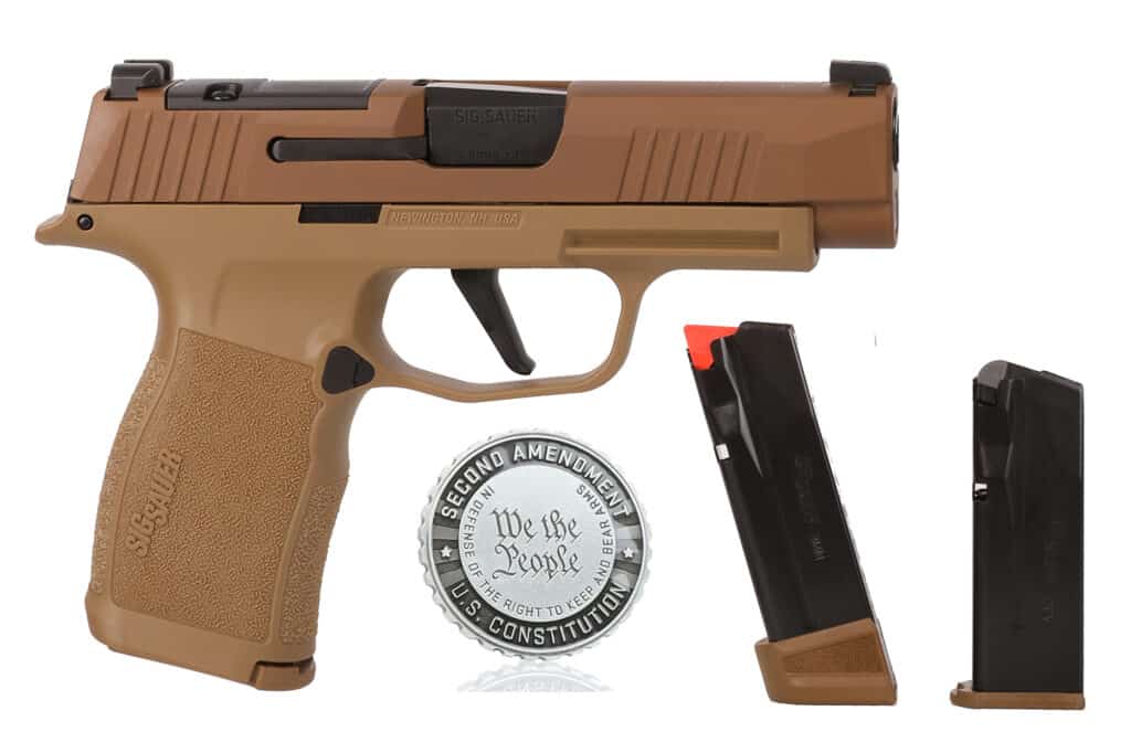 Sig Sauer 9mm 3.7" barrel semi-auto pistol