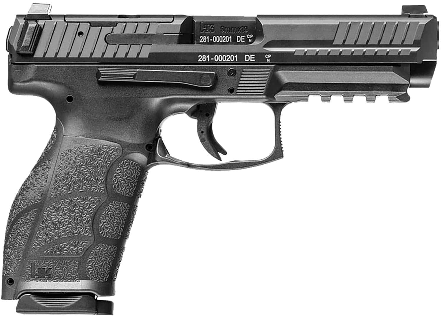 HECKLER AND KOCH (HK USA) VP9A1 K 9MM BLK 15+1 NS OR - Centurion Armament Co Heckler & Koch / H&K VP9A1 9mm 4.09" barrel black semi-auto pistol