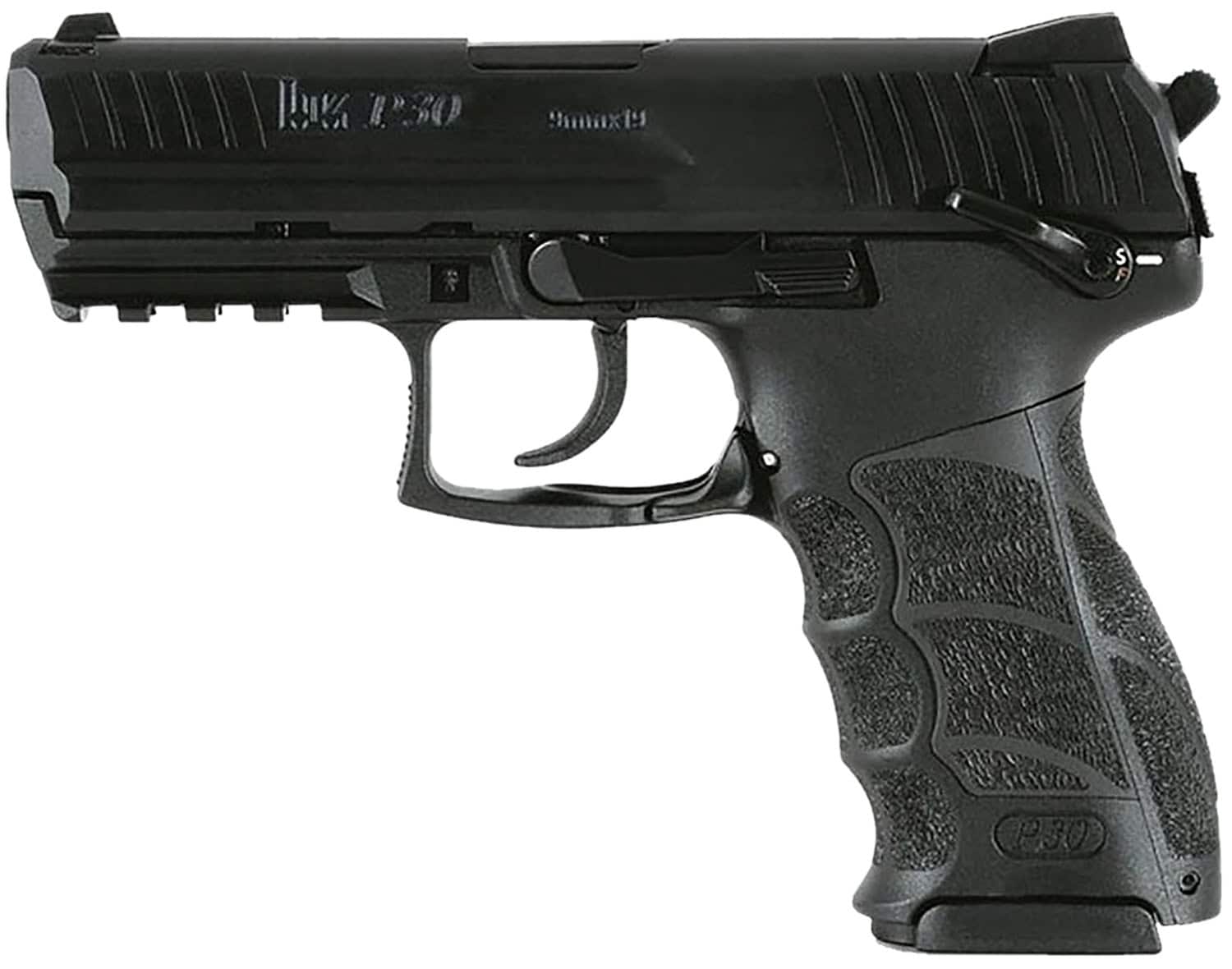 HECKLER AND KOCH (HK USA) P30S V3 9MM DA/SA 10+1 SFTY NS - Centurion Armament Co Heckler & Koch / H&K P30S 9mm 3.85" barrel black double / single action