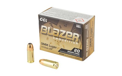 CCI Ammunition Blazer 9mm hollow point