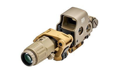 EOTECH HHS1 FTCU EXPS3-0 W/G33 TAN - Centurion Armament Co EOTech HHS1 FTCU 3X 68 MOA & 1 MOA tan holographic sight, view 3