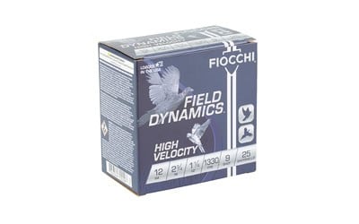 FIOCCHI HV LD 12GA 2.75" #9 25/250 - Centurion Armament Co Fiocchi High Velocity 12 Gauge lead, view 2