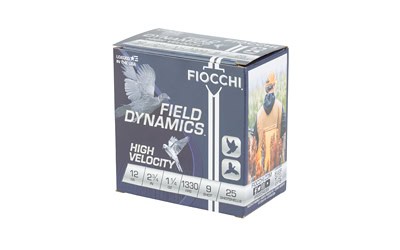 FIOCCHI HV LD 12GA 2.75" #9 25/250 - Centurion Armament Co Fiocchi High Velocity 12 Gauge lead, view 3