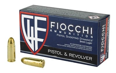 Fiocchi Fiocchi Centerfire Pistol 9mm full metal jacket