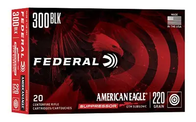 Federal Ammunition American Eagle .300 AAC Blackout open tip match