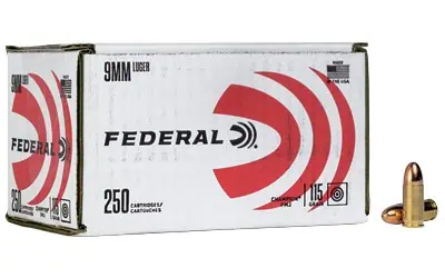 Federal Ammunition Champion 9mm full metal jacket