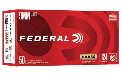Federal Ammunition Champion 9mm full metal jacket