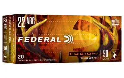 Federal Ammunition Fusion .22 ARC solid base