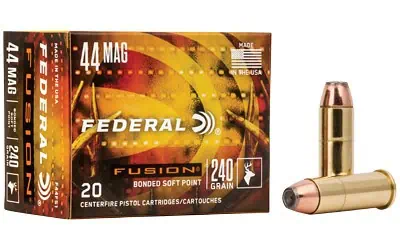 Federal Ammunition Fusion .44 MAGNUM hollow point