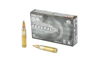 Federal Ammunition Tactical Bonded .223 REM/5.56 NATO 4" barrel black tactical bonded