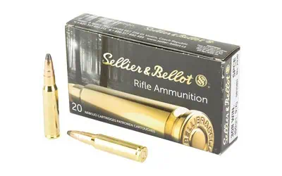 Sellier & Bellot Rifle .308 / 7.62 NATO soft point cutting edge