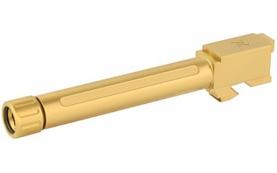 True Precision 9mm gold barrel