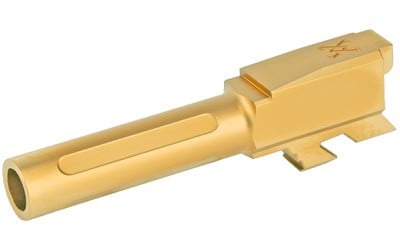 True Precision 9mm gold barrel