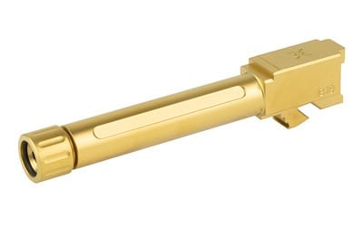 True Precision 9mm gold barrel