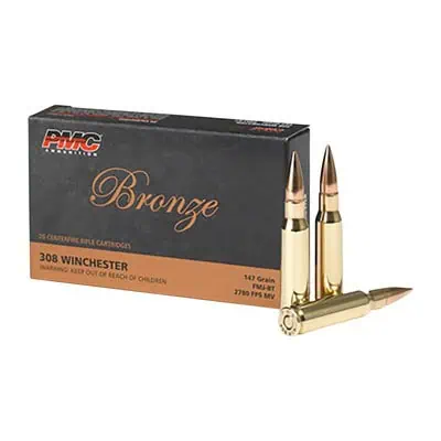PMC Bronze .308 / 7.62 NATO full metal jacket